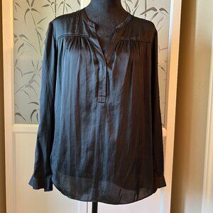 Nic + Zoe 100% Silk Blouse Tunic Pullover M